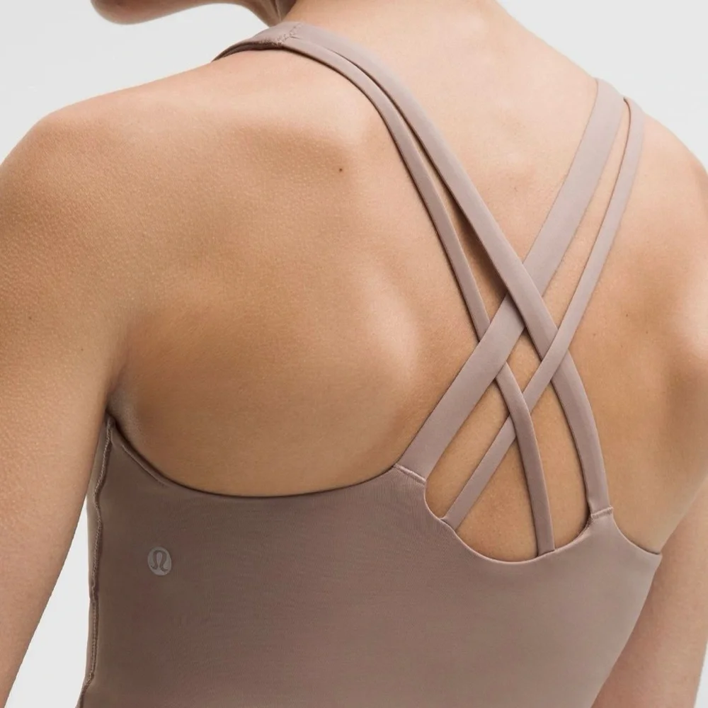 Lululemon Energy Longline Evolve Bra in Ash Rose, size M, NWT! - Picture 4 of 4